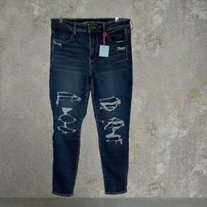 American Eagle Outfitters Dark Blue High Rise Jegging